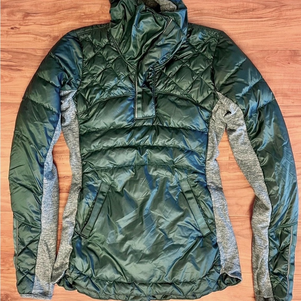 Green Lululemon Pullover Jacket
